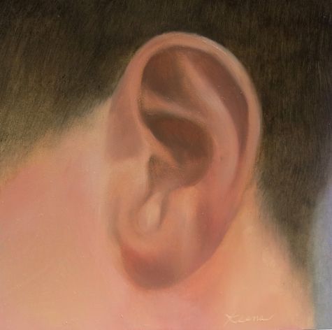 475x472 Ears Another One For Ya Original Art Painting By Carol Keene - Ear Painting