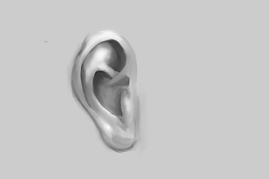 900x600 Ear Painting By Sosaucy - Ear Painting