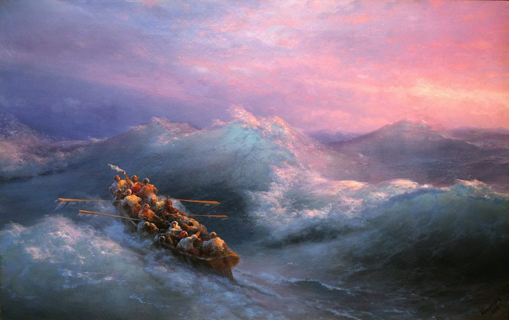 1000x630 John Tuohy's Art For The Blog Of It Ivan Aivazovsky - Earl Glenn Russell Painting