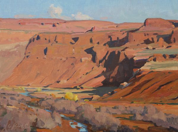 600x445 Shadows - Earl Glenn Russell Painting