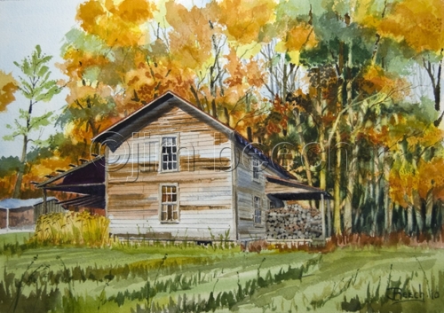 500x353 Painting Early Autumn (Original Art By The Paintings Of Jim Beech) - Early Autumn Painting