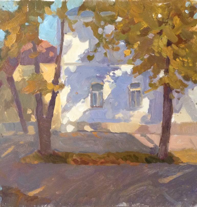 770x807 Saatchi Art Early Autumn Painting By Elena Sharganova - Early Autumn Painting