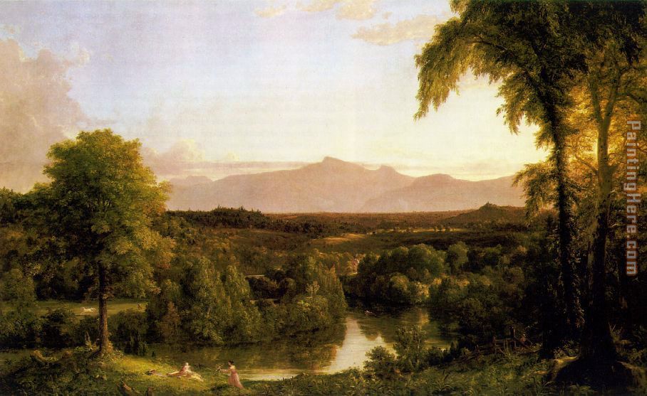 908x557 Thomas Cole View On The Catskill - Early Autumn Painting