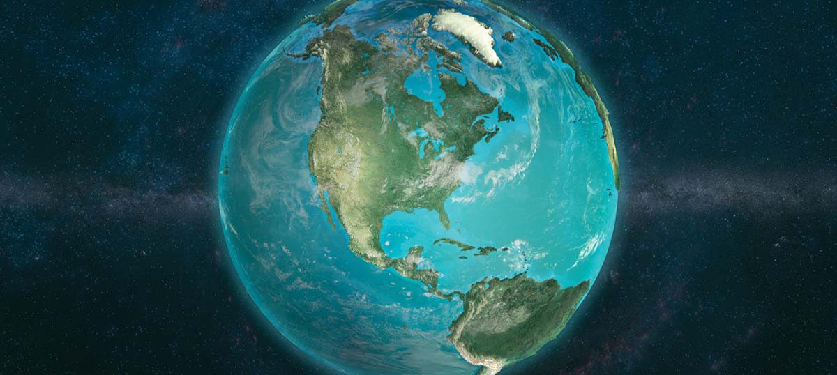 1200x538 Earth Canvas Artwork Icanvas - Earth Canvas Painting