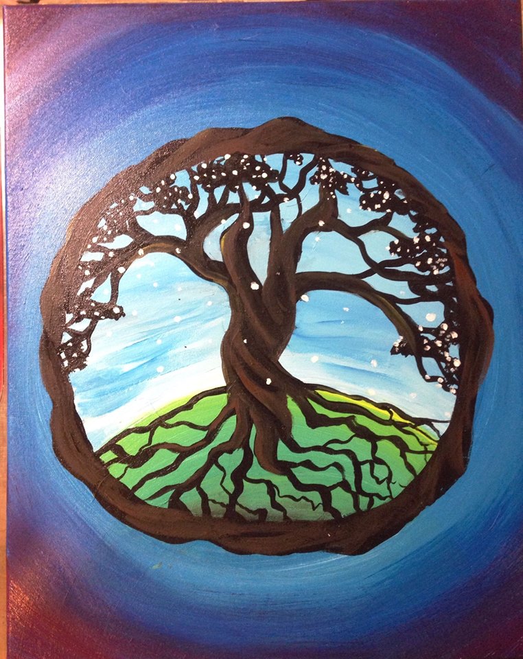 762x960 Earth Day Cocktails And Canvas Painting Class Joe Ott - Earth Canvas Painting