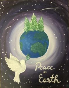 236x300 Peace On Earth Canvas Painting Class - Earth Canvas Painting