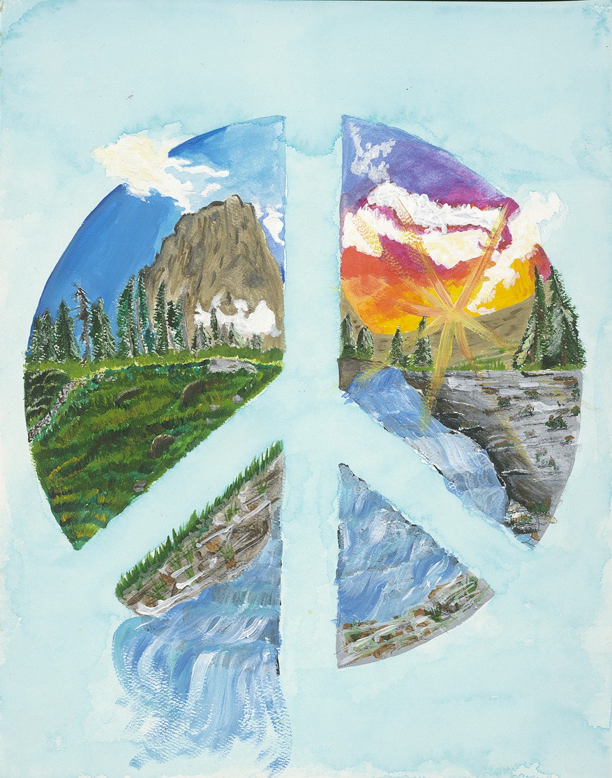 877x1115 Auction Results For The Earth Day Art Contest - Earth Day Painting