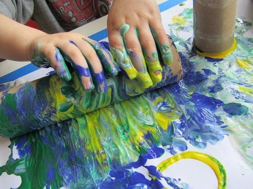 500x375 Recycled Art For Earth Day - Earth Day Painting