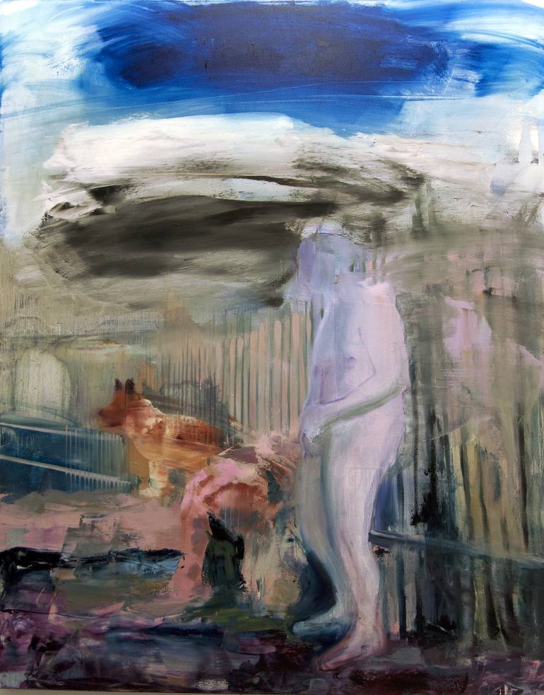 770x983 Saatchi Art Between Heaven And Earth Painting By Elena Chestnykh - Earth Painting