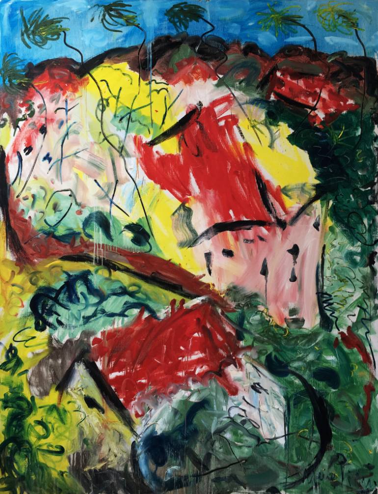 770x1006 Saatchi Art Earthquake Painting By Mario Pikus - Earthquake Painting