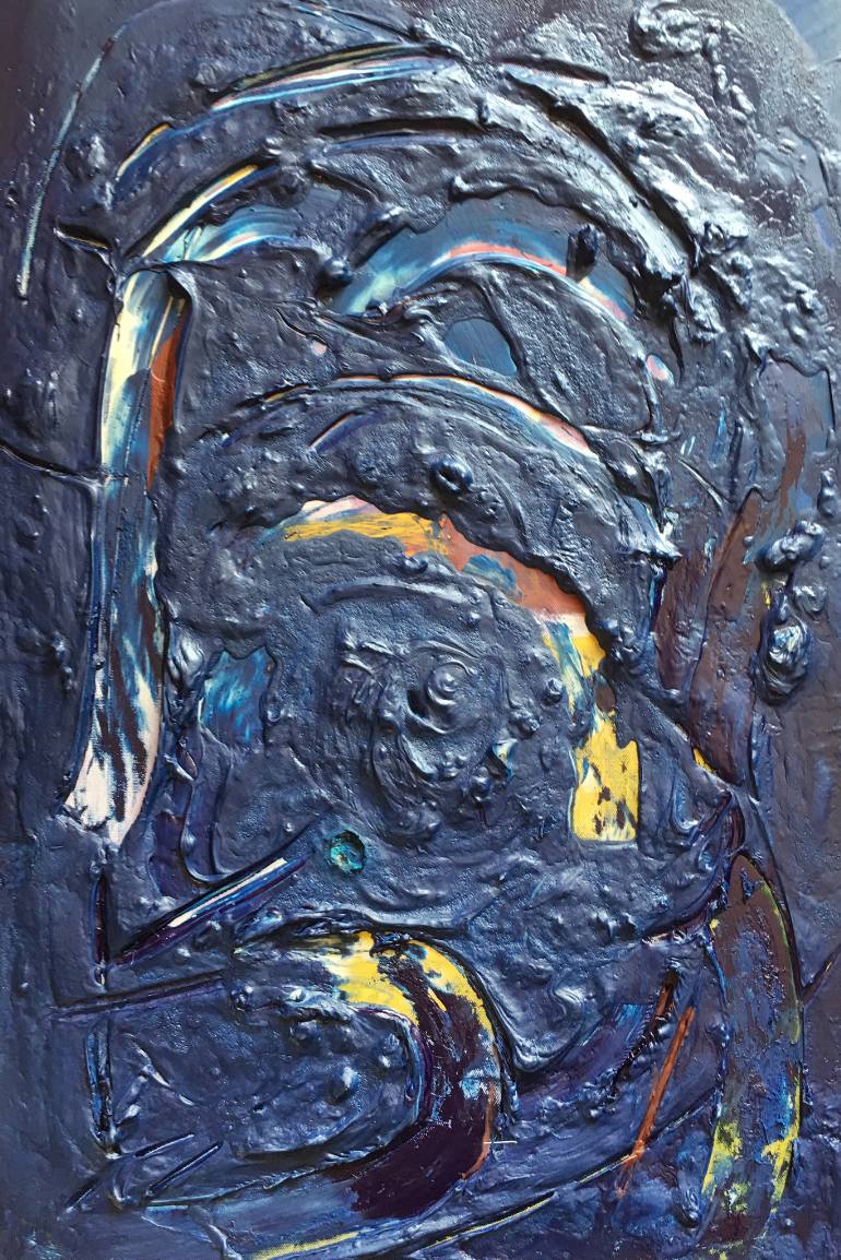 770x1154 Saatchi Art Rabbit Earthquake Painting By Ozgun Evren Erturk - Earthquake Painting