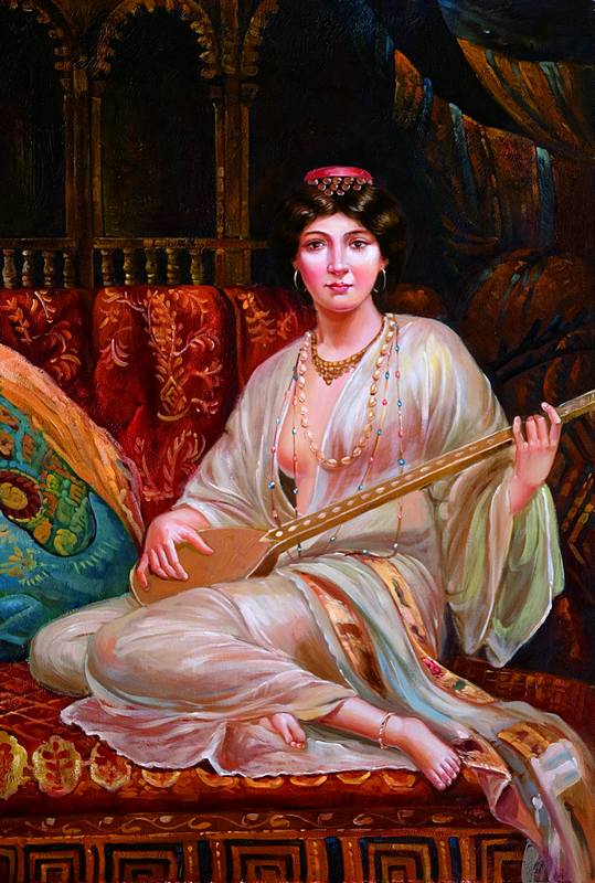 539x800 Genuine Pure Handpainted Wall Decor Art Oil Painting On Canvas - East Painting