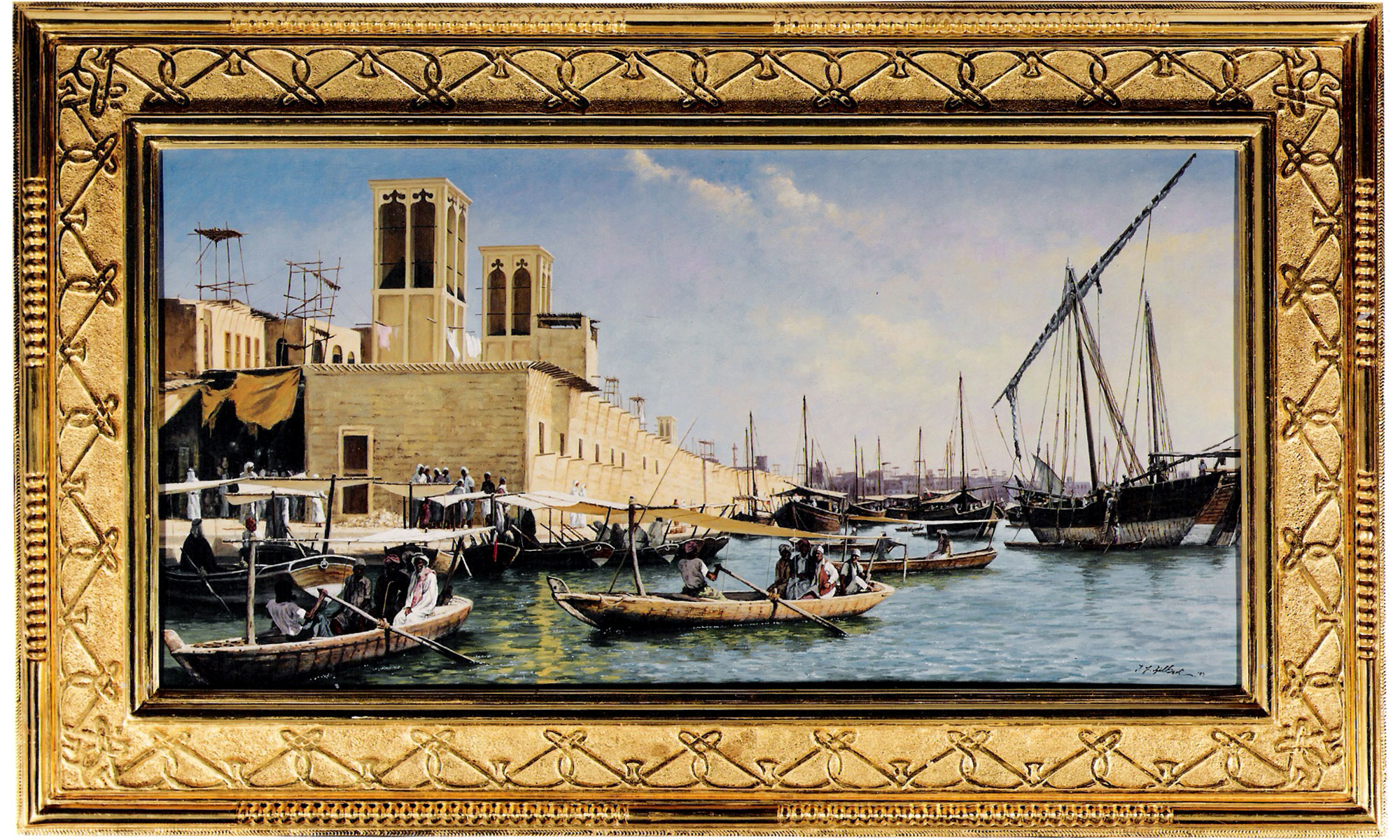 2000x1200 Artist Terence J Gilbert. Middle East Paintings - East Painting
