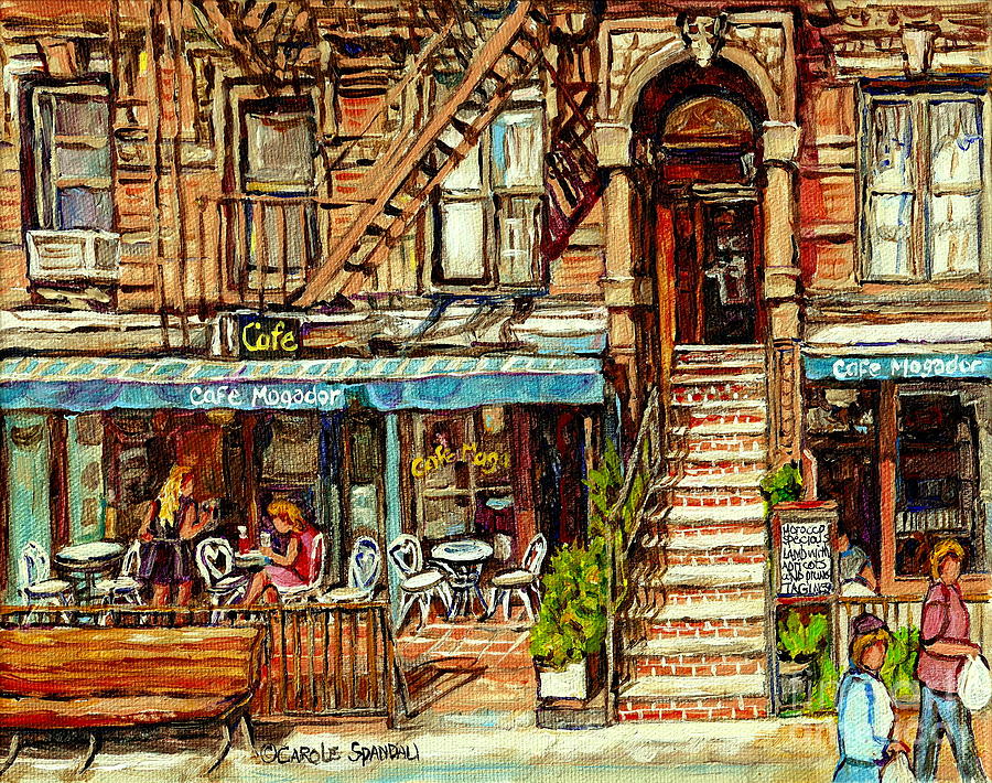 900x710 Cafe Mogador Moroccan Mediterranean Cuisine New York Paintings - East Painting