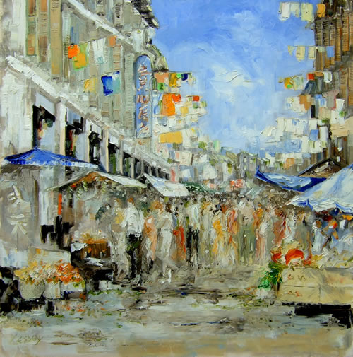 500x505 Chinatown Painting - East Painting