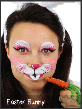 322x428 Easter Bunny Face Painting - Easter Bunny Face Painting