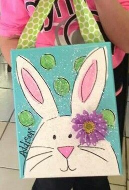 258x379 Easter Bunny Painting Holidays - Easter Bunny Painting