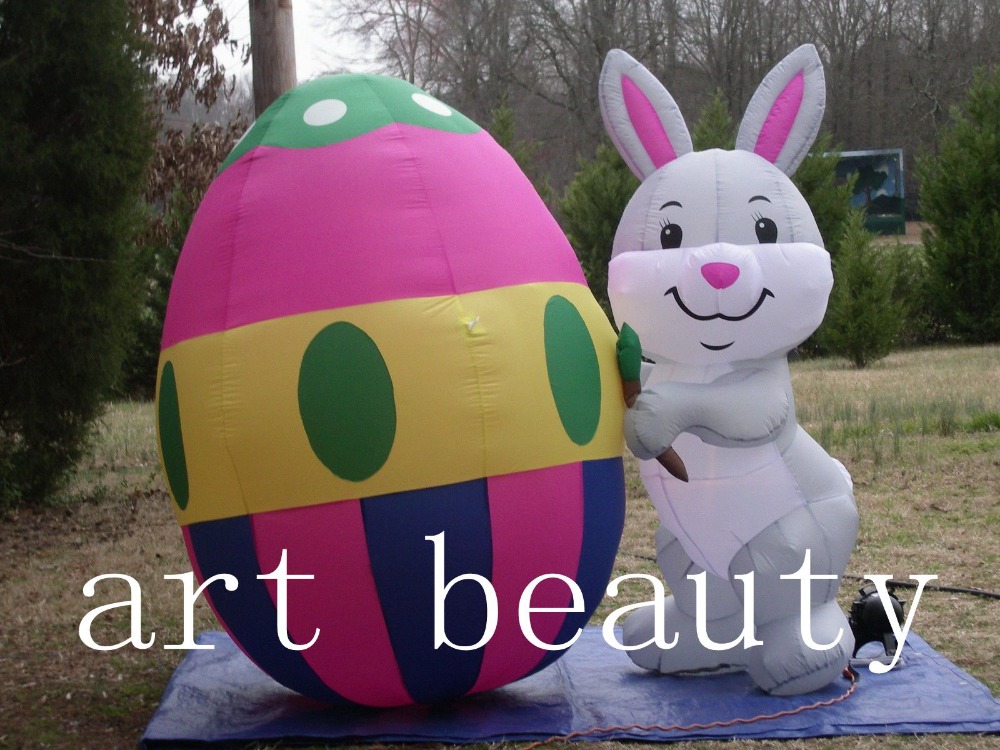 1000x750 New 6' Giant Easter Bunny Rabbit Painting Egg Airblown Inflatabl - Easter Bunny Painting