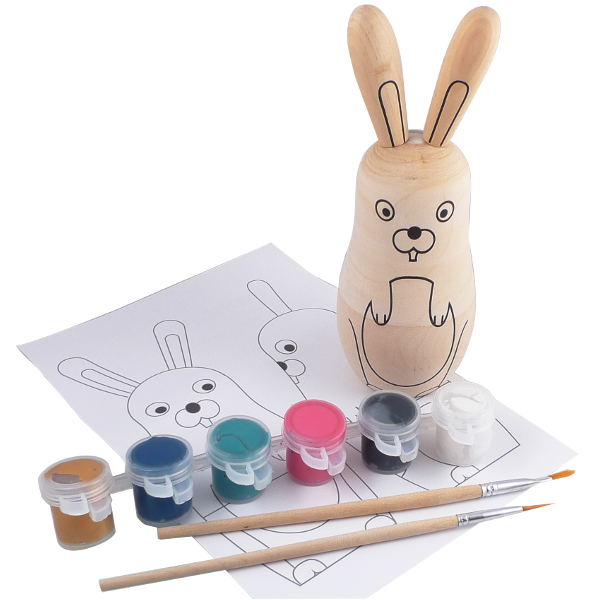600x600 Paint Your Own Easter Bunny With This Cute Kit For Kids - Easter Bunny Painting