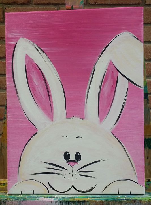 533x720 Sold Out Easter Bunny Painting - Easter Bunny Painting