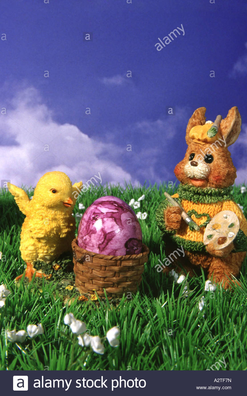 866x1390 Easter Bunny Painting Eggs Stock Photo 10592264 - Easter Bunny Painting