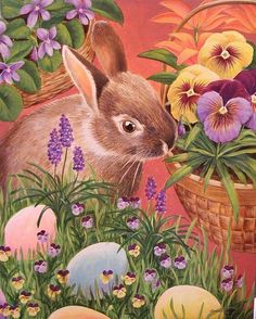 236x294 Easy Easter Bunny Paintings - Easter Bunny Painting