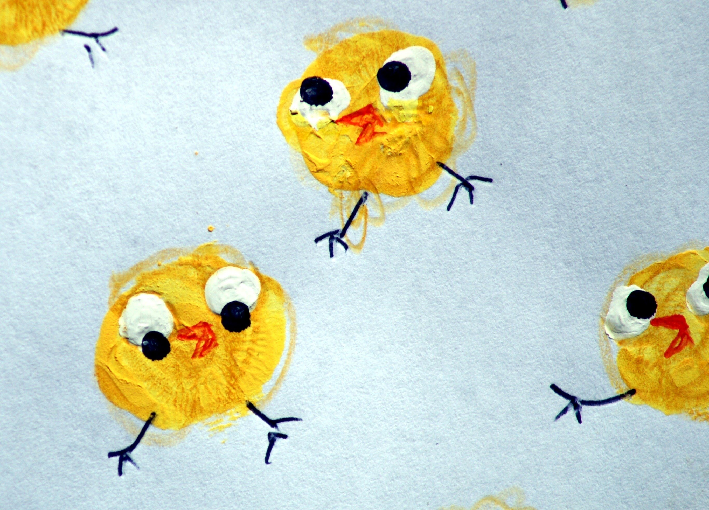 2734x1967 Ez Kids Crafts 1 - Easter Chick Painting