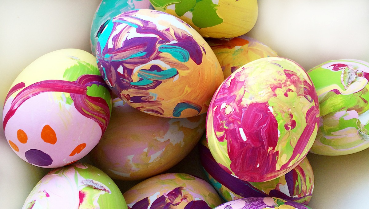1200x680 Easy Painted Easter Egg Crafts For Kids - Easter Egg Painting