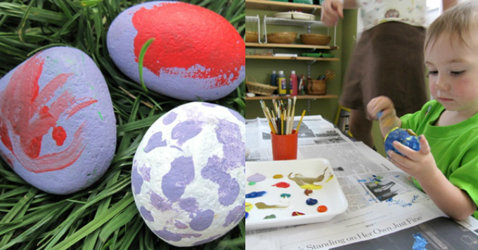 680x356 Easter Egg Rocks A Fun Rock Painting Idea For Kids! - Easter Egg Painting For Kids