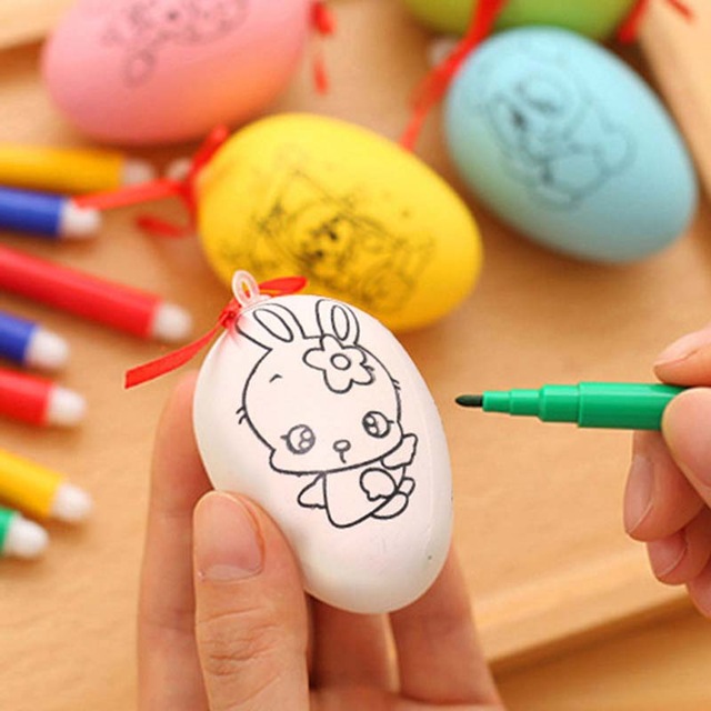 640x640 4set Easter Eggs 4 Watercolor Pen Educaitonal Toys For Children - Easter Egg Painting For Kids