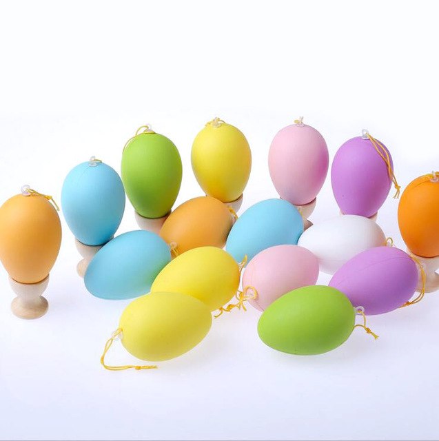 637x640 Rainbox 12pcs Plastic 46cm Easter Eggs Kids Children Diy Painting - Easter Egg Painting For Kids