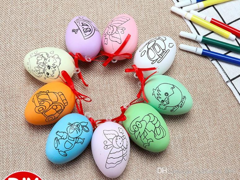 774x581 Ful Easter Eggs Diy Painting Color Pen Kit Gift For Kid Handcraft - Easter Egg Painting For Kids