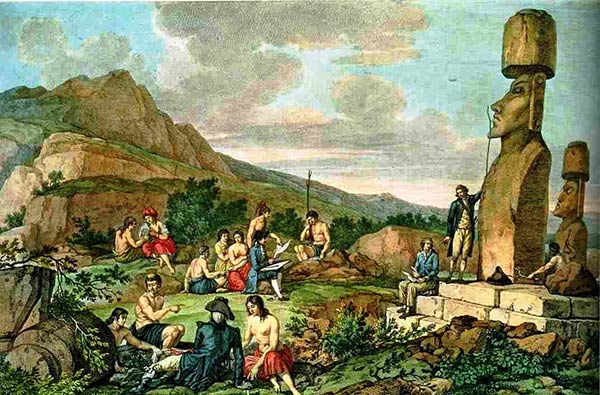 600x395 Easter Island Facts - Easter Island Painting