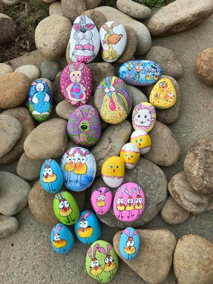720x960 Easter Painted Rocks. Ideas For Painted Rocks - Easter Painting
