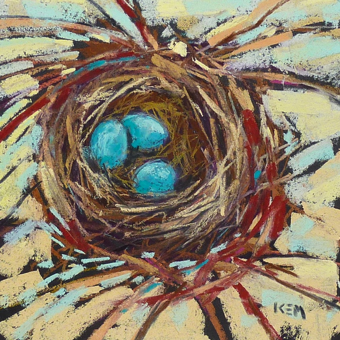 1143x1143 Painting My World The Easter I Was Famous - Easter Painting