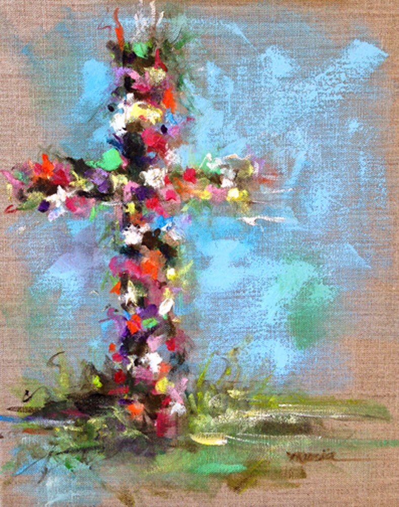 788x1000 Painting By The Lake Easter Morning - Easter Painting