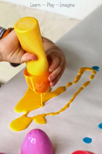 400x600 Preschool Easter Activities With Plastic Eggs! - Easter Painting Activities