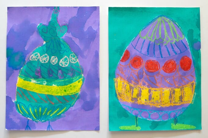 680x453 Easter Egg Drawings With Kids - Easter Painting For Kids