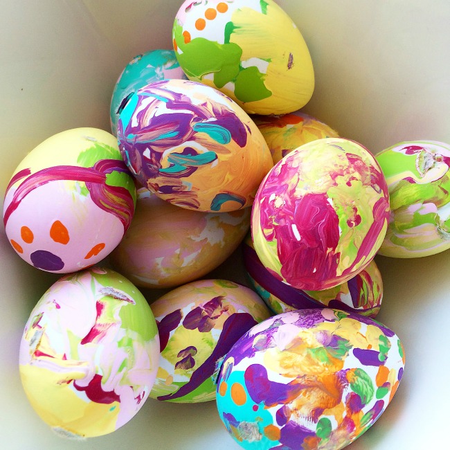 650x650 Easy Painted Easter Egg Crafts For Kids - Easter Painting For Kids