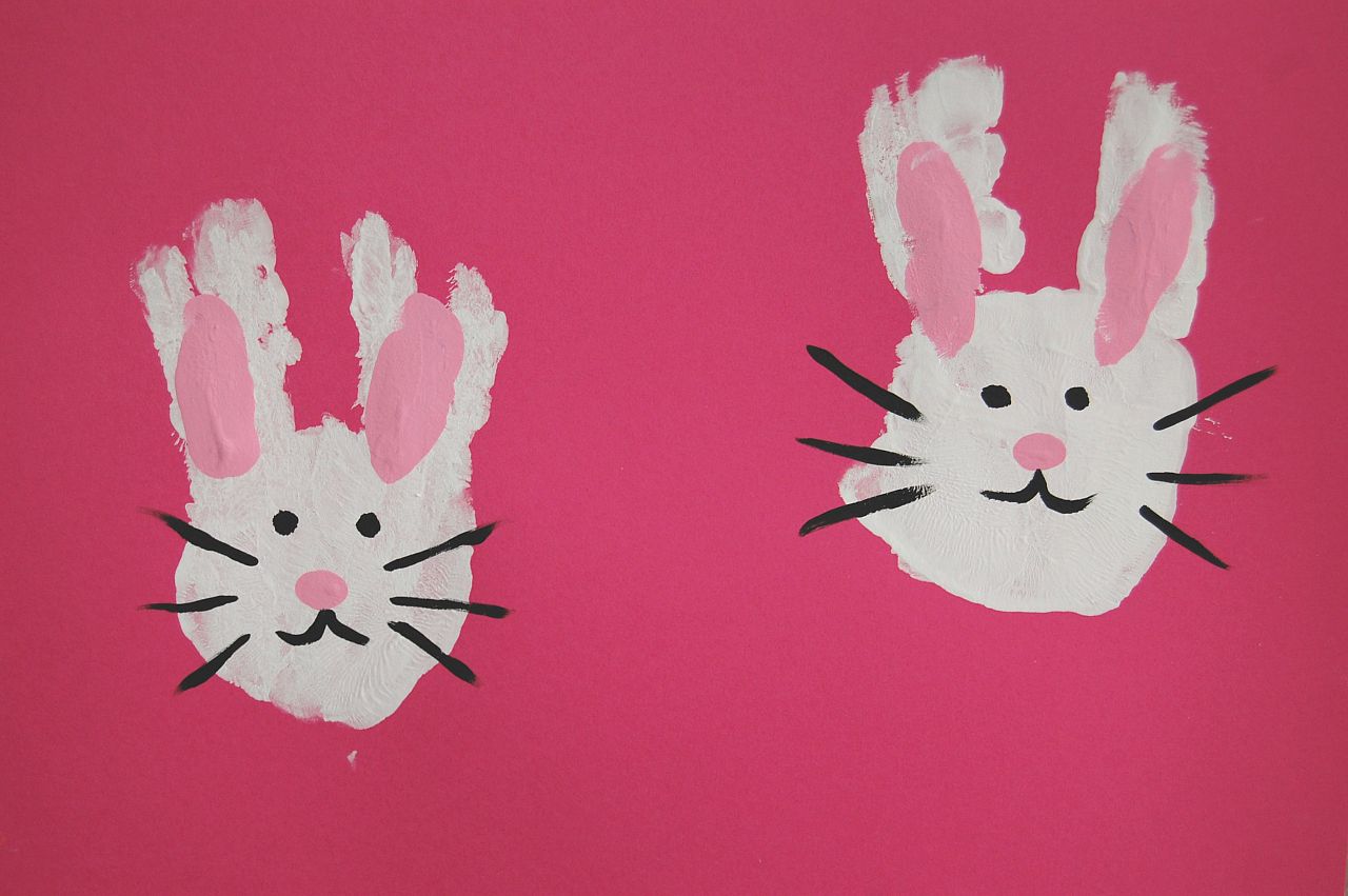 1280x851 Pinkie For Pink Kid's Easter Art - Easter Painting For Kids