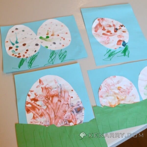 600x600 Easter Egg Finger Painting Craft For Toddlers And Kids - Easter Painting For Toddlers