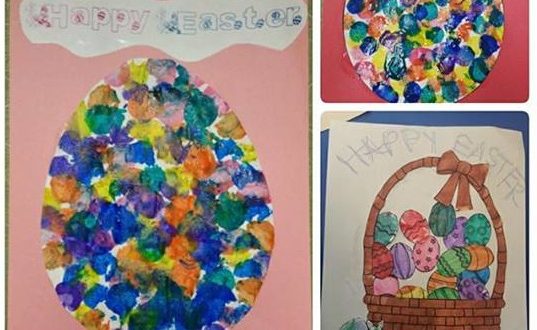 537x330 Easter Painting Idea - Easter Painting For Toddlers