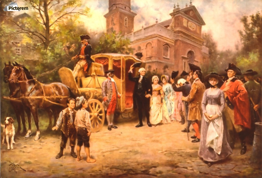 900x612 General Washington - Easter Sunday Painting