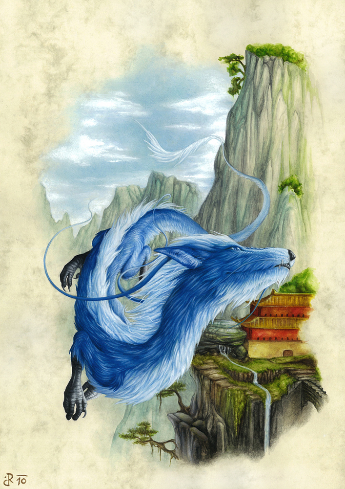 707x1000 Eastern Elegance By Ridira - Eastern Dragon Painting