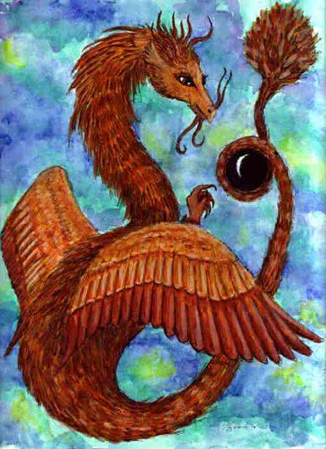 465x640 The Dragons Of Heidi Buck - Eastern Dragon Painting