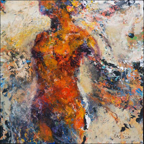 500x501 Susan Easton Burns Intuitive Acrylic Paintings Of Nature - Easton Painting