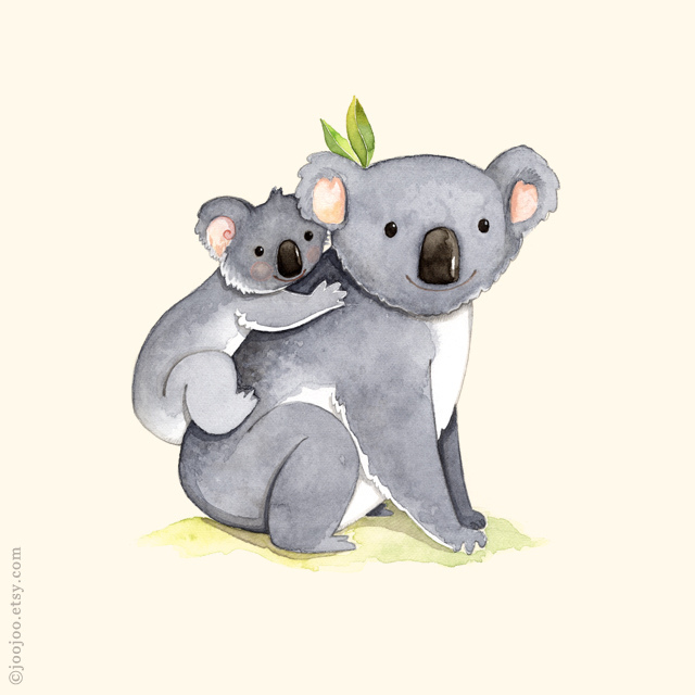 640x640 Joojoo Alphabet Animals K Is For Koala - Easy Animal Painting