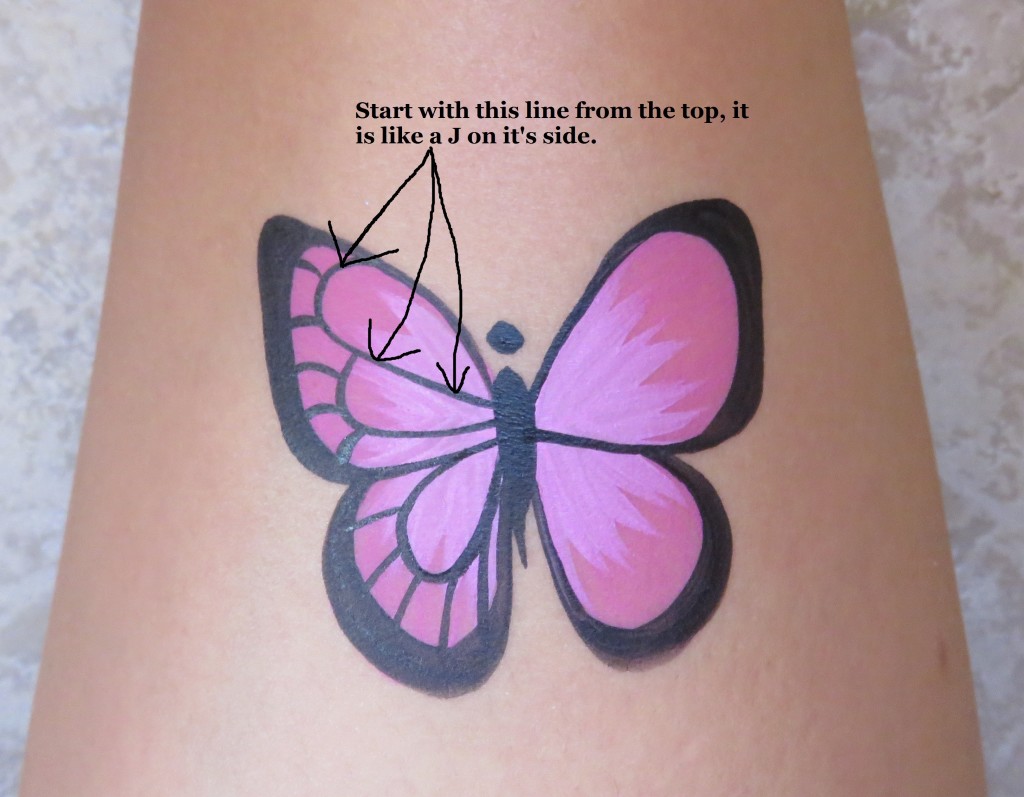 1024x797 How To Paint A Butterfly, Easy Step By Step Living Art - Easy Butterfly Painting