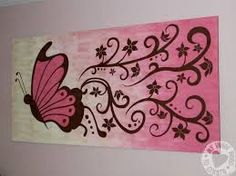 236x176 The 12 Best Painting Easy Images On Painted Canvas - Easy Butterfly Painting