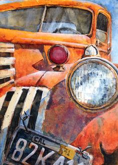 236x329 Love The Work Of Michael Naples, Especially The Old Cars. Looks - Easy Car Painting